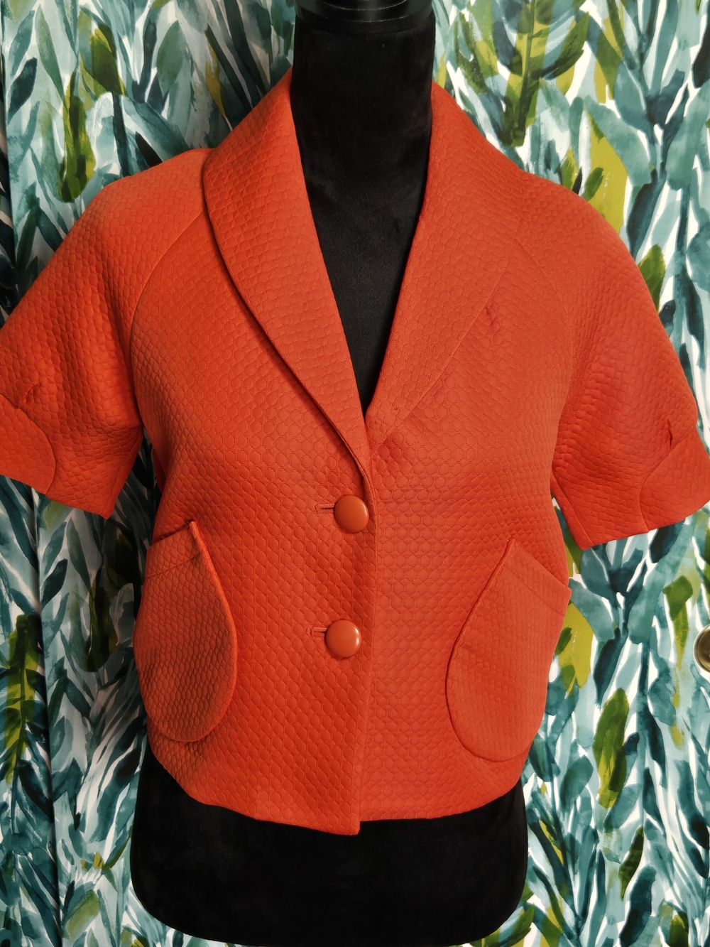 Tulle Quilted Jacket from Anthropologie In Orange
